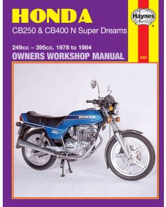 Honda CB250 CB400N Super Dreams (1978-1984) Repair Manual Haynes Reparaturanleitung