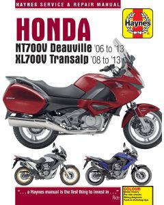 Honda Deauville Transalp (2006-2013) Repair Manual Haynes Reparaturanleitung 