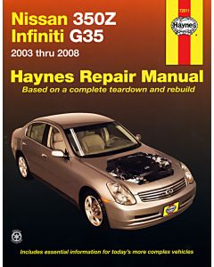 Infiniti G35 (2003-2008) Repair Manual Haynes Reparaturanleitung