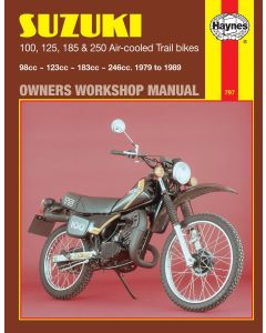 Suzuki Trail bikes (1979-1989) Repair Manual Haynes Reparaturanleitung