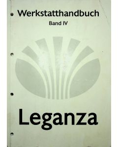 Daewoo Leganza (1997-2002) Werkstatthandbuch Band 4