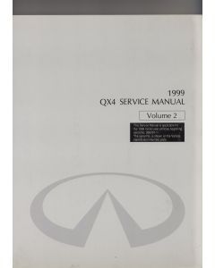 Infiniti QX4 (96-02) Werkstatthandbuch von 1999 Volume 2