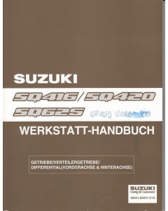 Suzuki Grand Vitara (98-05) - Werkstatthandbuch für das Getriebe