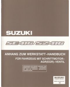 Suzuki Vitara SE416 / SZ416 (90-98) - Werkstatthandbuch Schrittmotor