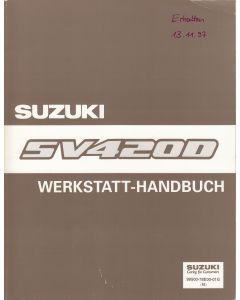 Suzuki Vitara SV 420 D (90-98) - Werkstatthandbuch Ergänzung 1995
