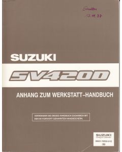 Suzuki Vitara (90-98) - Anhang zum Werkstatthandbuch von 1996