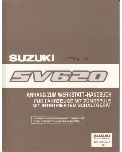 Suzuki Vitara (90-98) - Anhang zum Werkstatthandbuch von 1996