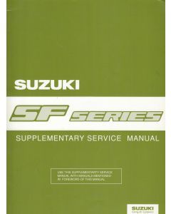 Suzuki Swift SF Series (95-03) - Supplementary Service Manual 1996