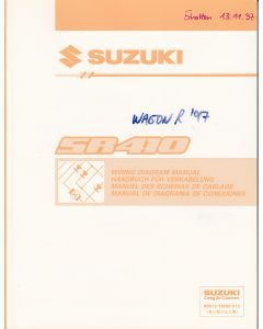 Suzuki Wagon SR410 (97-00) Schaltpläne - Werkstatthandbuch