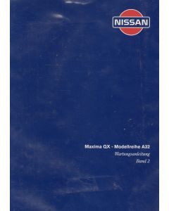 Nissan Maxima  A32 (95-00) - Werkstatthandbuch mit 3 Bänden