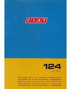 Fiat 124 (1972)  - Ersatzteilkatalog Karosserie
