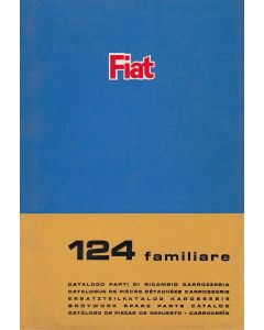 Fiat 124 familiare (1967)  - Ersatzteilkatalog Karosserie