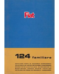 Fiat 124 familiare (1967)  - Ersatzteilkatalog Karosserie