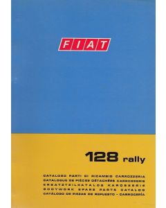 Fiat 128 rally (1971)  - Ersatzteilkatalog Karosserie