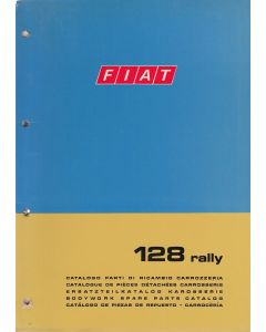 Fiat 128 rally (1972)  - Ersatzteilkatalog Karosserie Version 3a