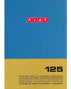 Fiat 125 (1969)  - Ersatzteilkatalog Karosserie