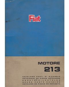 Fiat Motor 213 (1966)  - Ersatzteilkatalog Motor
