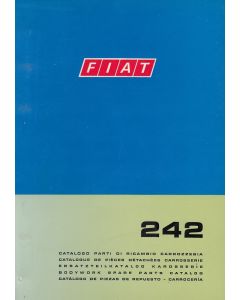 Fiat 242 (1973)  - Ersatzteilkatalog Karosserie