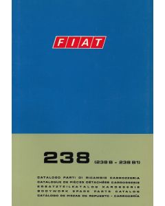 Fiat 238 / 238 B / 238 B1 (1969)  - Ersatzteilkatalog Karosserie