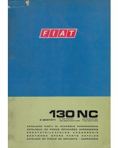 Fiat 130 NC und abgeleitete Typen (1973)  - Ersatzteilkatalog Karosserie