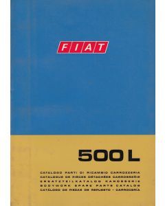 Fiat 500 Typ L (1968)  - Ersatzteilkatalog Karosserie