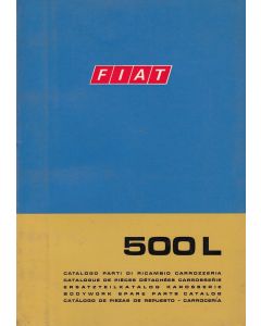 Fiat 500 Typ L (1968)  - Ersatzteilkatalog Karosserie