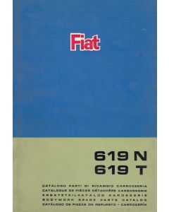 Fiat 619 N / 619 T (1968)  - Ersatzteilkatalog Karosserie