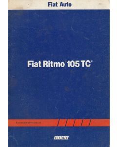 Fiat Ritmo 105 TC (1981)  - Werkstatthandbuch Erweiterung