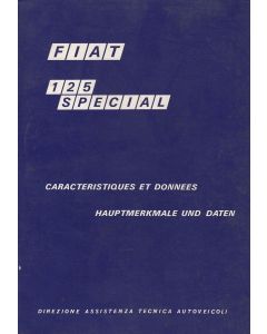 Fiat 125 Special (1968) - Datenbuch Hauptmerkmale und technische Daten