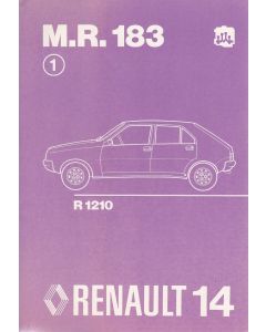 Renault 14 / R14 - R1210 (1976) - Werkstatthandbuch