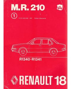 Renault 18 / R18 - R1340-R1341 (1978) - Werkstatthandbuch