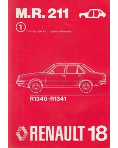 Renault 18 / R18 (1978) Karosserie - Werkstatthandbuch