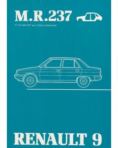 Renault 9 / R9 (1981) Karosserie - Werkstatthandbuch