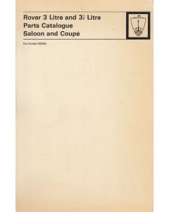 Rover 3 und 3 1/2 Liter (1972) - Parts Catalogue Ersatzteilkatalog