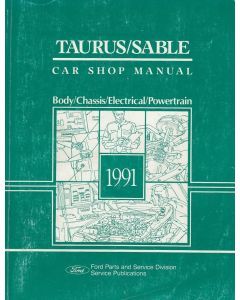Ford Taurus / Sable (1991) - Car Shop Manual Werkstatthandbuch
