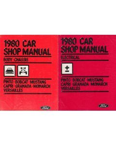 Ford Mustang Capri Granada Pinto Bobcat (1980) Body/Chassis/Electr - Shop Manual