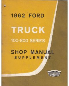 Ford Truck 100 - 800 Series (1962) - Handbuch Shop Manual Supplement (Eng)