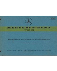 Mercedes Benz LP 1213 - (1966) - Ersatzteilkatalog