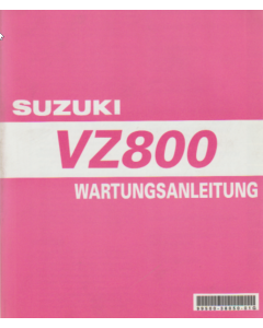 Suzuki VZ 800 (2004-2005) Wartungsanleitung / Werkstatthandbuch