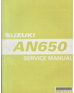 Suzuki AN 650 (2003) Service Manual