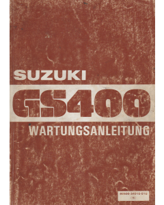 Suzuki GS 400 (1976-1981) Wartungsanleitung