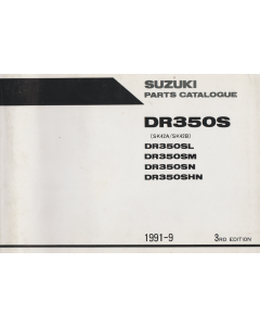 Suzuki DR 350 S (1990-1999) Parts Catalogue / Ersatzteilkatalog