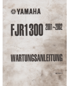 Yamaha FJR 1300 (2001-2002) Wartungsanleitung
