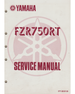 Yamaha FZR 750 RT (1988-1992) Service Manual