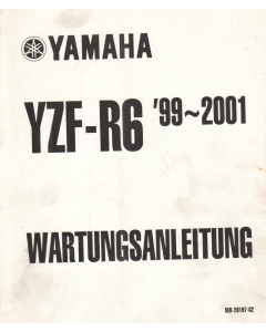 Yamaha YZF-R6 (1999-2001) Wartungsanleitung