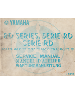 Yamaha RD 250 / 350 / 400 / DS7 / R5F (1970-1978) Wartungsanleitung