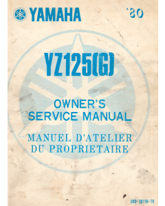 Yamaha YZ 125 (1974-1980)  Owner´s  Service Manual