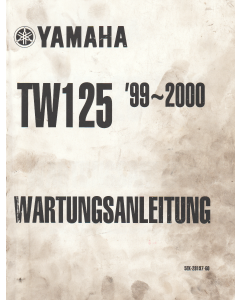 Yamaha TW 125 (1999-2000) Wartungsanleitung
