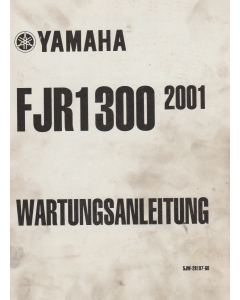 Yamaha FJR 1300 (2001-2002) Wartungsanleitung