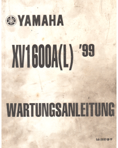 Yamaha XV 1600A (1999-2005) Wartungsanleitung